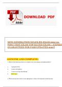 STUDY BUNDLE&vert; NCLEX RN AND NEXT GENERATION NCLEX NGN QUESTION AND ANSWER&vert;&vert; NEW GENERATION NCLEX RN EXAM 2023&vert;24 POST TEST EXAM TOP RATED EXAM&vert;&vert; EXPERT GUARANTEED FOR PASS UPDATED 2025&excl;&excl;