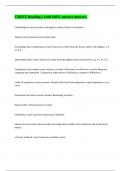 CBEST Reading &vert;&vert; with 100&percnt; correct answers&period;