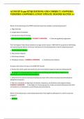 ACSM EP Exam 827QUESTIONS AND CORRECT ANSWERS&rpar;  VERIFIED ANSWERS LATEST UPDATE 2024&sol;2025 RATED A&plus;
