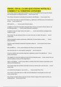 FRNSC FINAL EXAM QUESTIONS WITH ALL CORRECT & VERIFIED ANSWERS