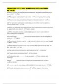 TENNESSEE CAT 7 2025 QUESTIONS WITH ANSWERS RATED A&plus;