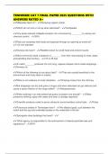 TENNESSEE CAT 7 FINAL PAPER 2025 QUESTIONS WITH ANSWERS RATED A&plus;
