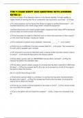 TFM 11 EXAM SCRIPT 2025 QUESTIONS WITH ANSWERS RATED A&plus;