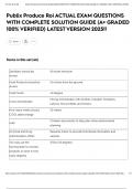 Publix Produce Roi ACTUAL EXAM QUESTIONS WITH COMPLETE SOLUTION GUIDE &lpar;A&plus; GRADED 100&percnt; VERIFIED&rpar; LATEST VERSION 2025&excl;&excl;