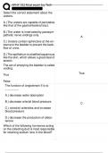 APHY 102 FINAL EXAM IVY TECH&vert; 400 QUESTIONS WITH CORRECT ANSWERS&vert; UPDATE WITH EXPERT FEEDBACK&vert;NEW&excl;&excl;