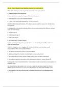 NES 601 - Special Education Exam Questions Answered Correctly Graded A&plus;