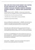 RDA LAW AND ETHICS EXAM NEWEST 2025 TESTING ACTUAL EXAM WITH 100&plus; QUESTIONS AND CORRECT DETAILED ANSWERS &lpar;VERIFIED ANSWERS&rpar; ALREADY GRADED A&plus; &lpar;BRAND NEW&rpar; GUARANTEED PASS