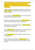 TURF AND ORNAMENTAL PESTICIDE APPLICATOR EXAM NH QUESTIONS AND ANSWERS UPDATED 2024&sol;2025 ALL ANSWERS GET IT 100&percnt; CORRECT DETAILED BEST GRADED A&plus; FOR SUCCESS
