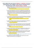 HESI EXIT EXAM VERSION 1-7 ACTUAL AND ACCURATE QUESTIONS AND DETAILED ANSWERS WITH RATIONALES&period; LATEST UPDATE 2024 &lpar;GRADED A&rpar;