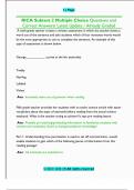 RICA Subtest 2 Multiple Choice Questions and  Correct Answers&sol; Latest Update &sol; Already Graded 