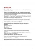 CLEET DT EXAM QUESTIONS WITH CORRECT ANSWERS 2025&sol;2026&lpar; A&plus; GRADED 100&percnt; VERIFIED&rpar;&period;