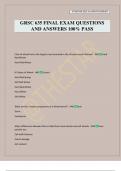 GRSC 635 FINAL EXAM QUESTIONS AND ANSWERS 100&percnt; PASS