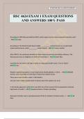 HSC 4624 EXAM 1 EXAM QUESTIONS AND ANSWERS 100&percnt; PASS