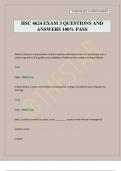 HSC 4624 EXAM 3 QUESTIONS AND ANSWERS 100&percnt; PASS