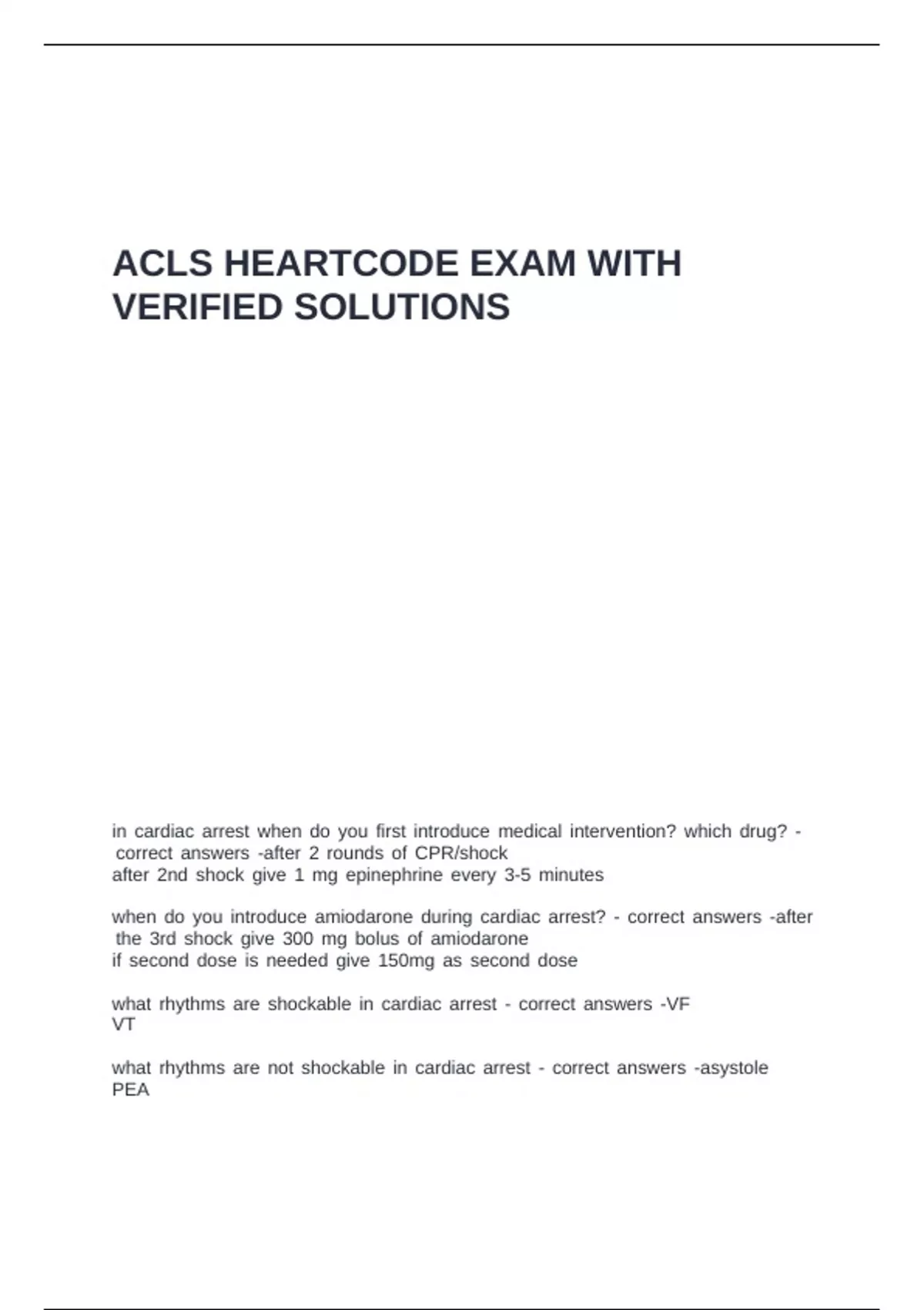 HEARTCODE ACLS PACKAGE BUNDLE ...