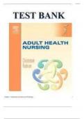 TEST BANK For Christensen & kockrow &colon;Adult  Health  Nursing 5th  Edition  All chapters&period;&period;