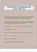 ME 200 FINAL Exam Questions and Answers 100&percnt; Pass