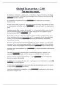 Global Economics - C211 Preassessment&period;