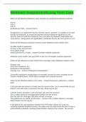 Medicare Supplement&sol;Long Term Care Exam Questions and Answers