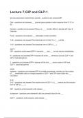 Lecture 7-GIP and GLP-1 questions and answers&period;