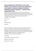 RELIAS EMERGENCY DEPARTMENT TEST EXAM NEWEST 2025 TESTING ACTUAL EXAM QUESTIONS AND CORRECT DETAILED ANSWERS &lpar;VERIFIED ANSWERS&rpar; ALREADY GRADED A&plus; &lpar;BRAND NEW&rpar; GUARANTEED PASS