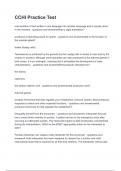 CCHI Practice Test questions and answers &lpar;1&rpar;