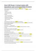 Govt 220 Exam 1 Actual study with Questions and correct&sol;verified Answers