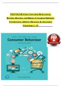 TEST BANK For Consumer Behaviour&colon; Buying&comma; Having&comma; and Being&comma; Canadian Edition&comma; 9th Edition&comma; 2024 by Michael R&period; Solomon&comma; Verified Chapters 1 - 15&comma; Complete Newest Version