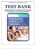 Test Bank for Ebersole and Hess' Toward Healthy Aging 10th Edition &lpar;Mosby&comma; 2019&rpar; by Touhy and Jett&comma; Isbn no&semi; 9780323554220&comma; &lpar;Chapters 1-36&rpar;