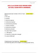 ACG CxA EXAM 2025 BRAND NEW  ACTUAL EXAM WITH ANSWERS&period; 