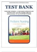 Test Bank for Pediatric Nursing&semi; A Case-Based Approach 2nd Edition &lpar;LWW&comma; 2023&rpar; by Tagher&comma; Isbn no&semi; 9781975209063&comma; &lpar;Chapters 1-34&rpar;
