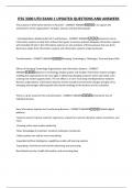ITSS 3300 UTD EXAM 1 UPDATED QUESTIONS AND ANSWERS