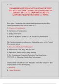 NSG 6002 HEALTH POLICY FINAL EXAM NEWEST 2025 ACTUAL EXAM&vert; COMPLETE QUESTIONS AND CORRECT DETAILED ANSWERS &lpar;VERIFIED ANSWERS&rpar; ALREADY GRADED A&plus;&vert;&vert; NEW&excl;&excl;