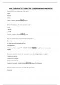 AAH EKG PRACTICE UPDATED QUESTIONS AND ANSWERS&period;