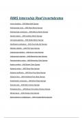 RIMS Internship Reef Invertebrates Exam Questions with correct Answers 2025&sol;2026&lpar; A&plus; GRADED 100&percnt; VERIFIED&rpar;&period;