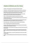 Chapter 36 Wheels and Tire Theory Exam Questions with correct Answers 2025&sol;2026&lpar; A&plus; GRADED 100&percnt; VERIFIED&rpar;&period;