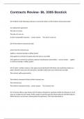 Contracts Review- BL 3305 Bostick Written Exam Questions With Well Elaborated Answers&period;