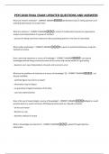 PSYC1040 FINAL EXAM UPDATED QUESTIONS AND ANSWERS&period;