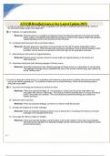 ATI OB Detailed Answer key Latest Update 2025&period;