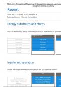 MSCI 522 - Principles of Physiology II Glucose Homeostasis Lab report &lpar;Spring 2025&rpar; Liberty University Online Academy
