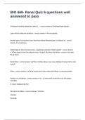 BIO 669  EXAM &lpar;package deal &rpar;  already passed&excl;