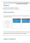 MSCI 522 - Principles of Physiology II Digestion and Absorption report &lpar;Spring 2025&rpar; Liberty University Online Academy