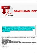 ISA - CERTIFIED ARBORIST - TEST QUESTIONS &num;2 &ndash; PRF TEST STUDY GUIDE QUESTIONS AND VERIFIED RATIONALIZED ANSWERS&comma; 100&percnt; PASSING SCORE GUARANTEE