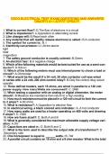 ESCO ELECTRICAL TEST EXAM QUESTIONS AND ANSWERS GRADED A&plus; LATEST UPDATE&period;
