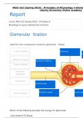 MSCI 522  - Principles of Physiology II Glomerular Function report &lpar;Spring 2025&rpar; Liberty University Online Academy