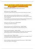 POLS 102 STUDY GUIDE EXAM QUESTIONS WITH CORRECT ANSWERS 2025