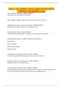POLS 102 EXAM 2 WVU QUESTIONS WITH CORRECTANSWERS 2025