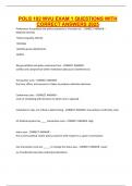 POLS 102 WVU EXAM 1 QUESTIONS WITH CORRECT ANSWERS 2025