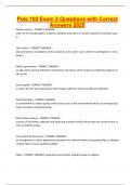 Pols 102 Exam 2 Questions with Correct Answers 2025