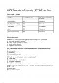 Specialist in Cytometry &lpar;SCYM&rpar; Practice Exam &sol; Test Dump